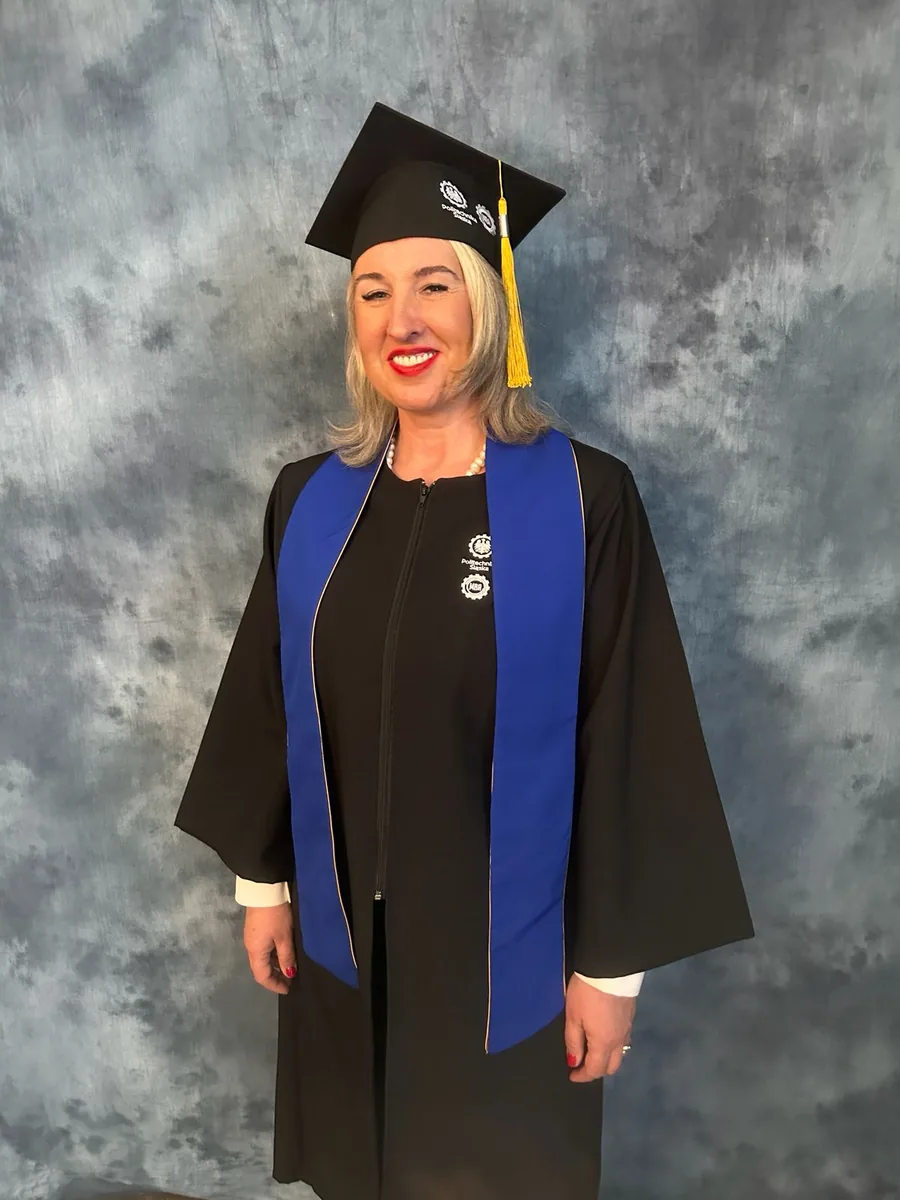 prof. Małgorzata Dobrowolska w todze MBA