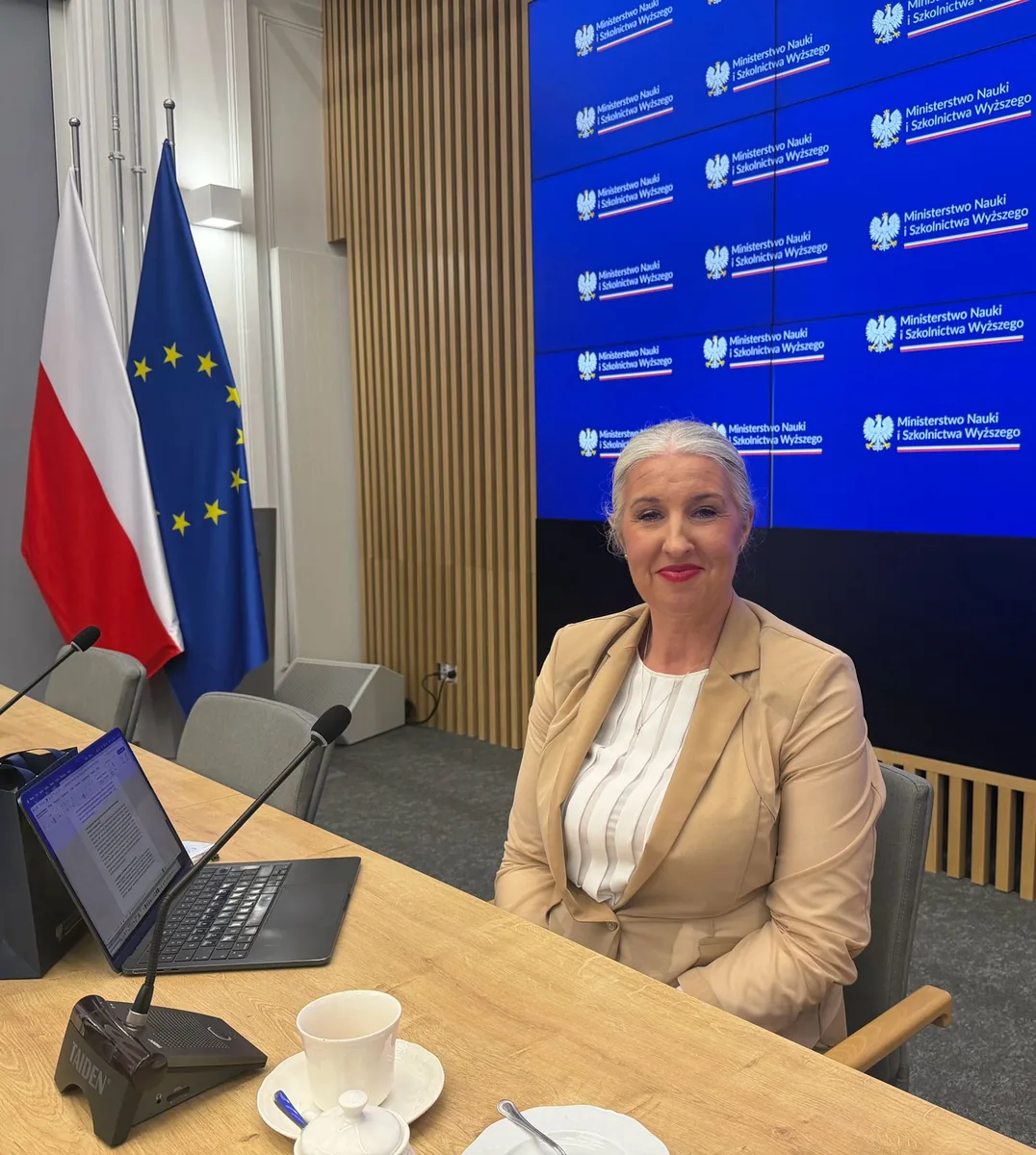 prof. Małgorzata Dobrowolska w Ministerstwie Nauki i Szkolnictwa Wyższego