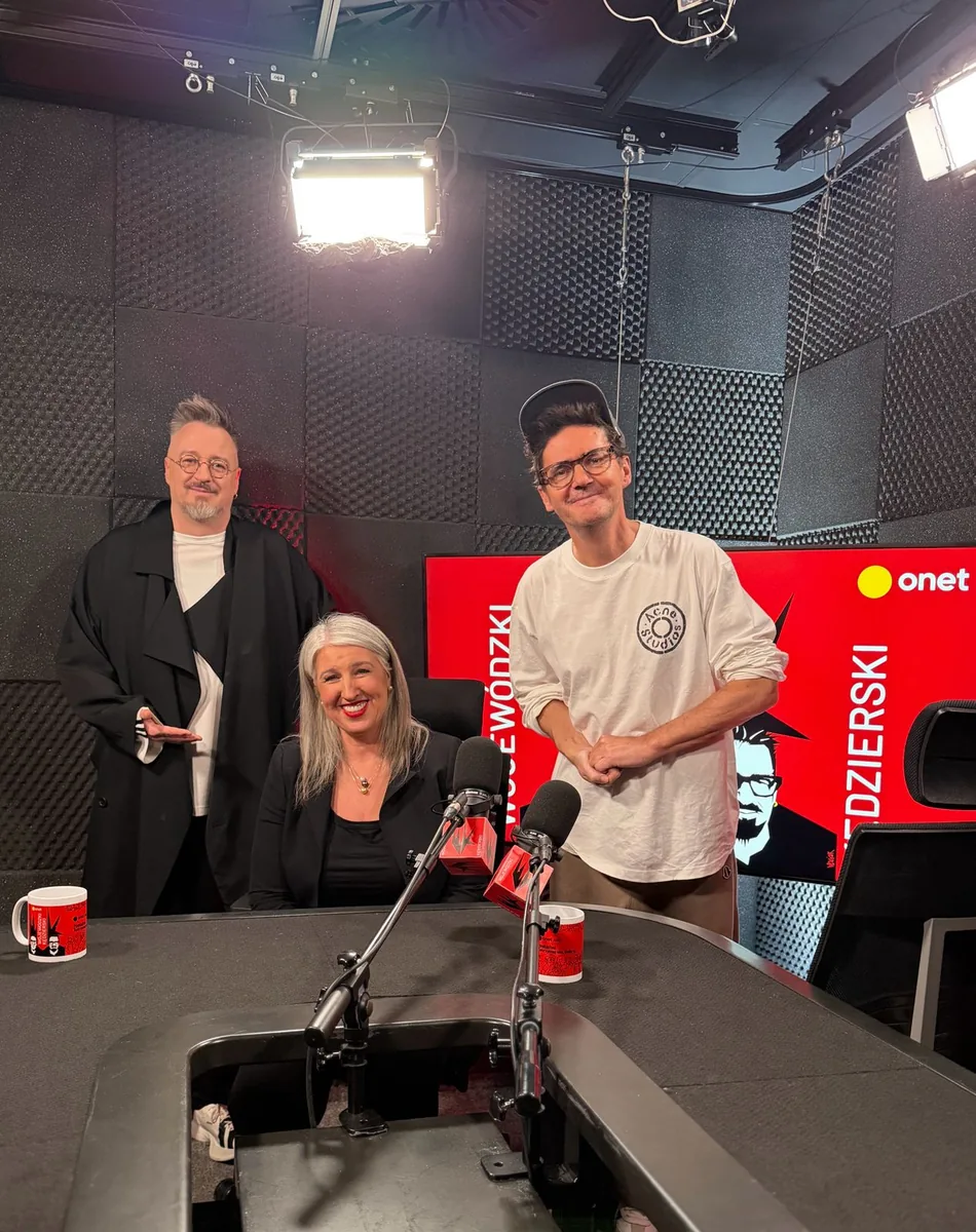 prof. Małgorzata Dobrowolska w studiu Onetu